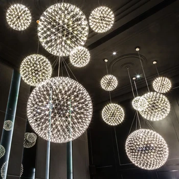 LED Modern Pendant Lights Fixture Fireworks Pendant Lamps Star Ball Droplight Home Indoor Lighting Hotel Pub Shopping Mall Lamp
LED Modern Pendant Lights Fixture Fireworks Pendant Lamps Star Ball Droplight Home Indoor Lighting Hotel Pub Shopping Mall Lamp