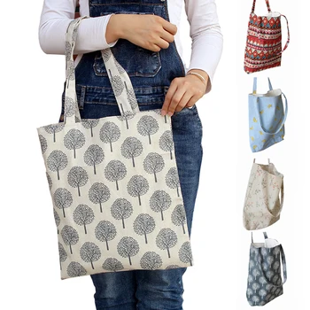 New Reusable Shopping Bag For Vegetables Women Flower Print Large Canvas Shopping Bags Grocery Recycle Organization Bag
New Reusable Shopping Bag For Vegetables Women Flower Print Large Canvas Shopping Bags Grocery Recycle Organization Bag