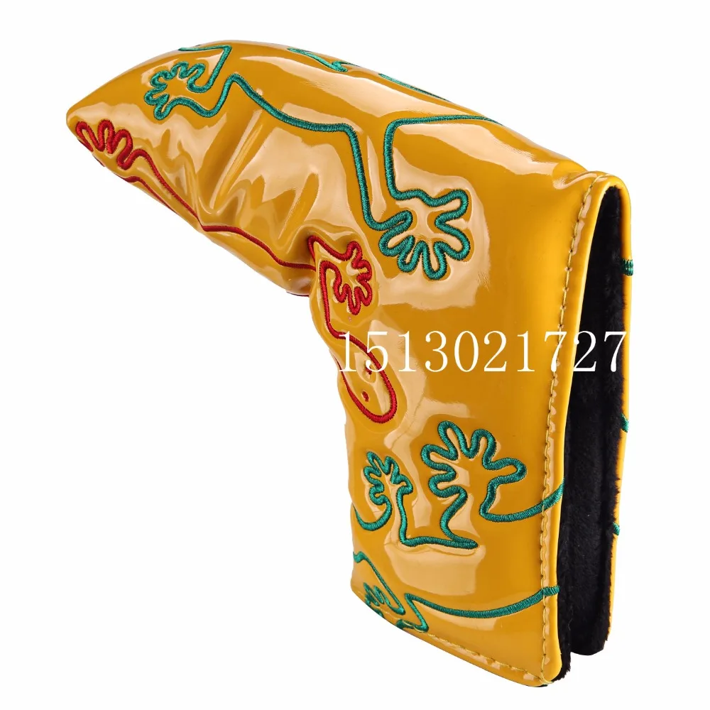 1pc OEM Golf Putter Cover with Magnetic Closure for Blade Golf Putter Cute Gecko Golf Headcover Head Cover
1pc OEM Golf Putter Cover with Magnetic Closure for Blade Golf Putter Cute Gecko Golf Headcover Head Cover