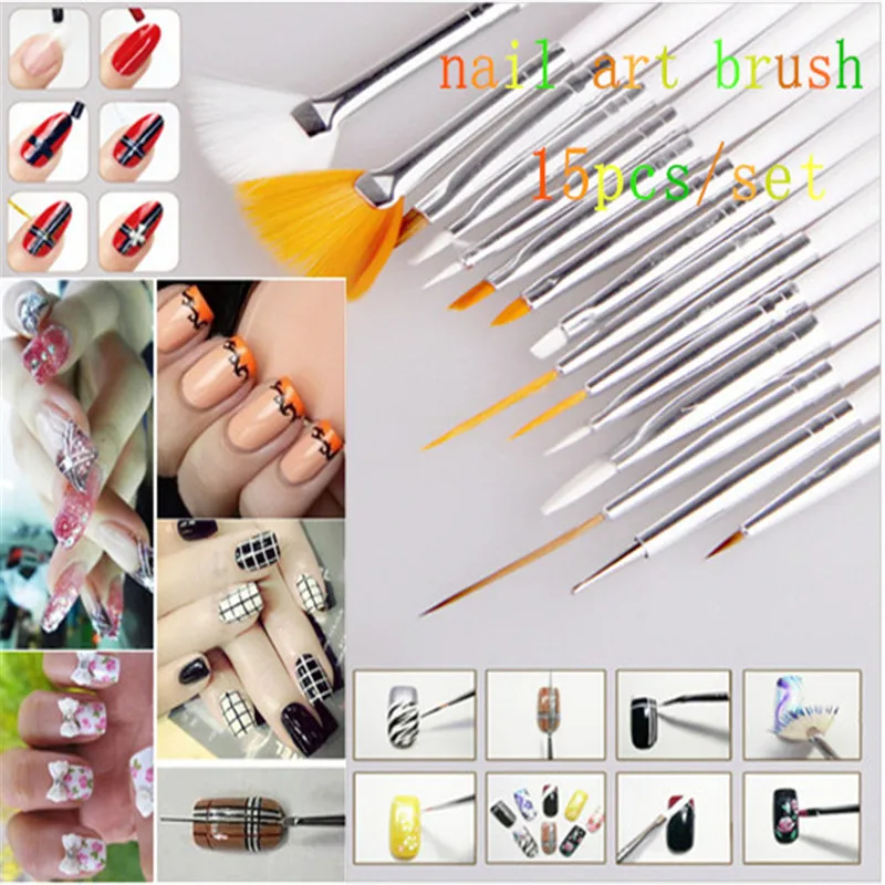 Protable 15pcs/set Nail Art Brushes Pincel De Unha Average 18cm Color White Kolinsky Brush For Design Nail Tools Manicure Kits
Protable 15pcs/set Nail Art Brushes Pincel De Unha Average 18cm Color White Kolinsky Brush For Design Nail Tools Manicure Kits