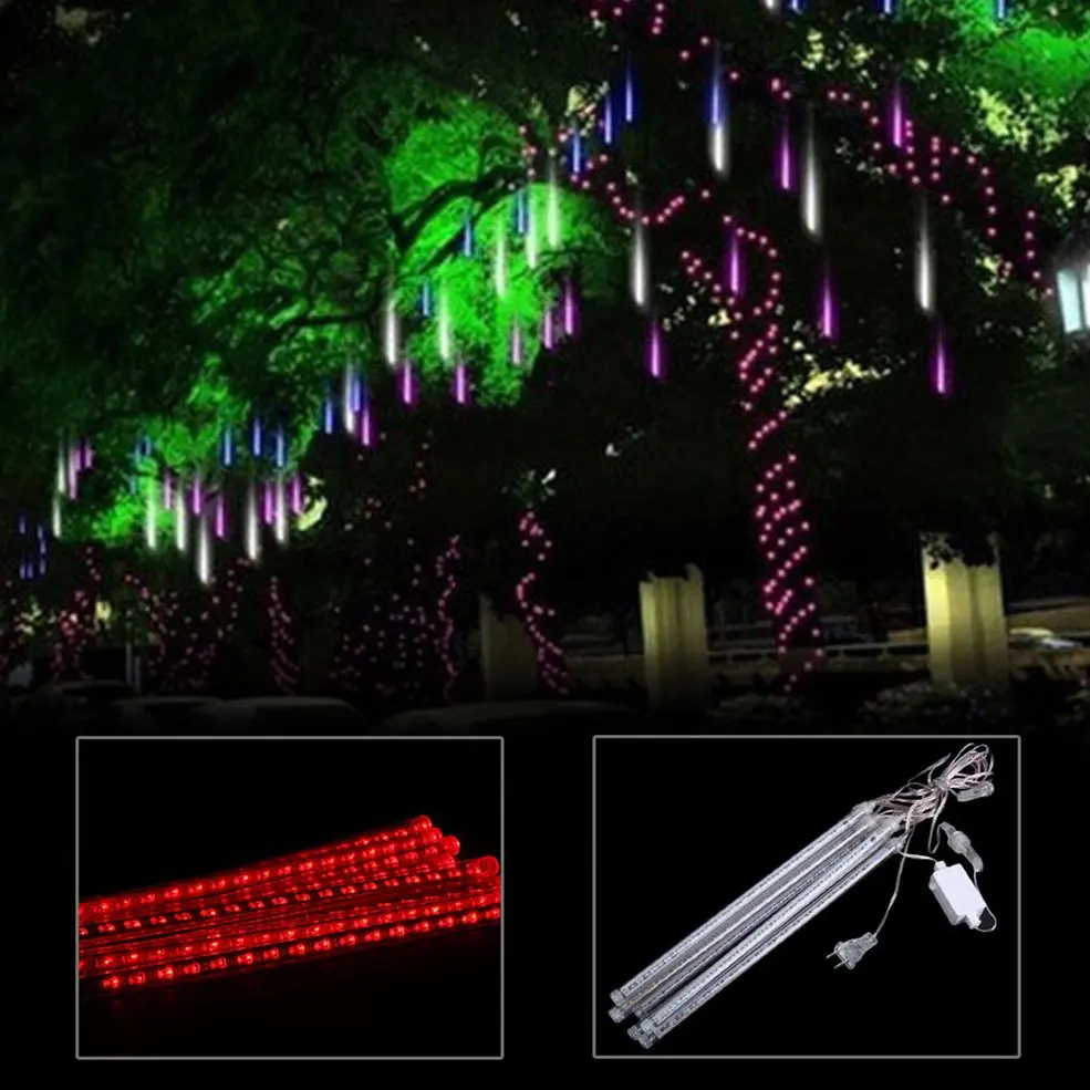 2pcs US PLUG Red Waterproof Meteor Shower Rain 8 Tube 50CM LED String Lights Decorative Lamp
2pcs US PLUG Red Waterproof Meteor Shower Rain 8 Tube 50CM LED String Lights Decorative Lamp
