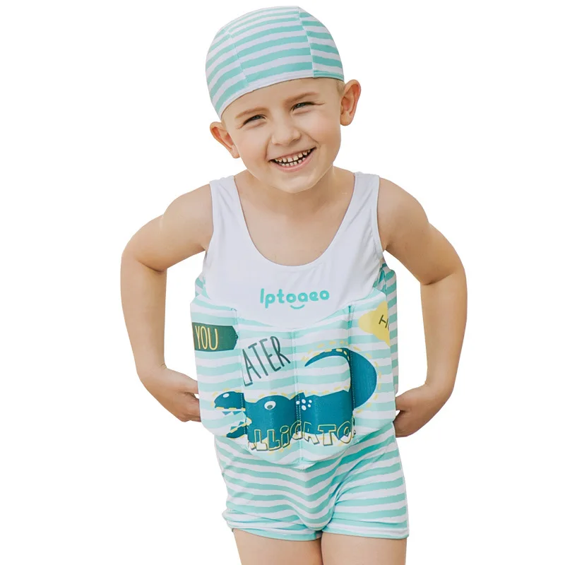 SABOLAY Boys Float Swimming Suits Vest Cartoon Striped One-piece Swimwear Children Detachable Kids Swimming Training Buoyancy
SABOLAY Boys Float Swimming Suits Vest Cartoon Striped One-piece Swimwear Children Detachable Kids Swimming Training Buoyancy