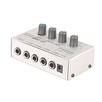 MX400 Mixer Home Stage Mini Four Channel Mixer Mini Microphone Front Amplifier Hub Audio Processor Small Audio Mixer Console
MX400 Mixer Home Stage Mini Four Channel Mixer Mini Microphone Front Amplifier Hub Audio Processor Small Audio Mixer Console