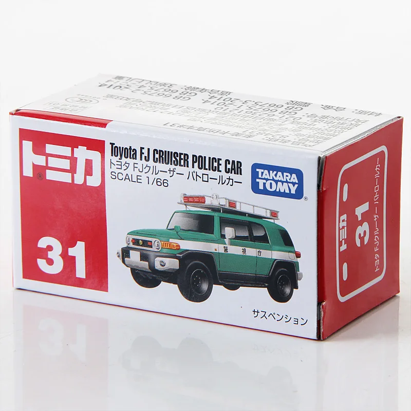 Takara Tomy Tomica 1:66 TOYOTA FJ Cruiser Police Car Metal Diecast Model Vehicle Toy Car New #31
Takara Tomy Tomica 1:66 TOYOTA FJ Cruiser Police Car Metal Diecast Model Vehicle Toy Car New #31