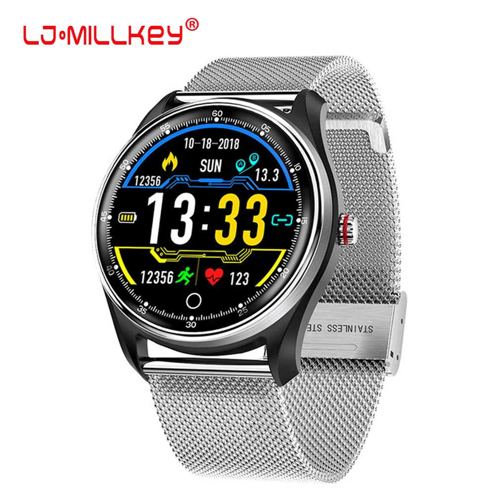 Smart Watch For Men ECG PPG IP68 Waterproof Color Screen Heart Rate Boold Pressure Monitor Call Reminder Sport Bracelet Men
Smart Watch For Men ECG PPG IP68 Waterproof Color Screen Heart Rate Boold Pressure Monitor Call Reminder Sport Bracelet Men