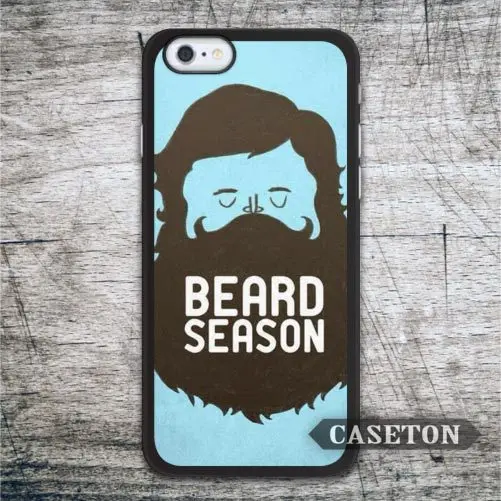 Beard Season On Blue font b Case b font For font b iPhone b font 7