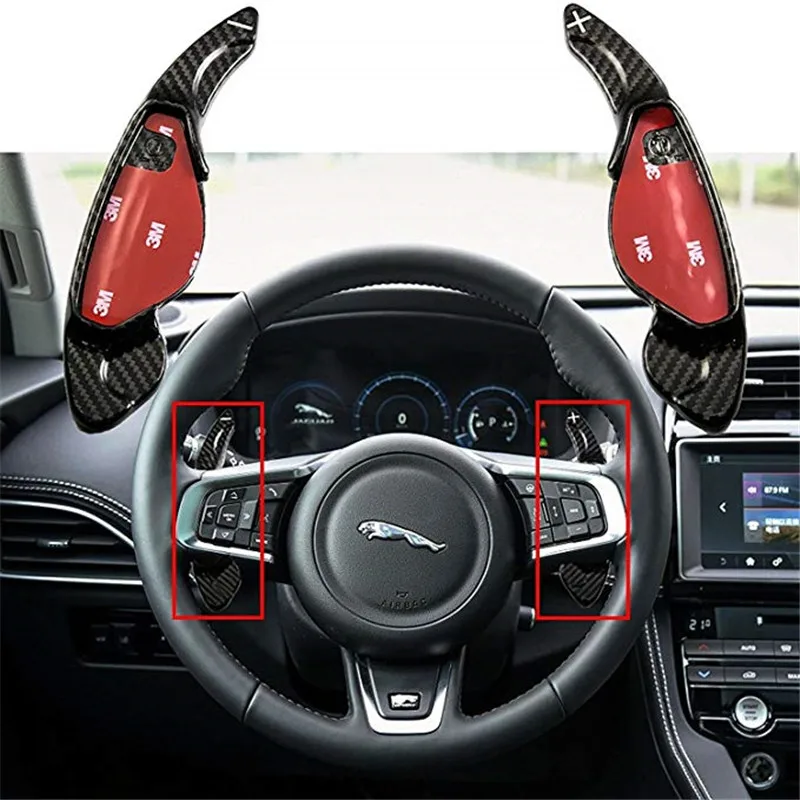 Carbon Fiber Steering Wheel Shift Paddle Extension Shifters for Jaguar XFL XJ XE XFL F-Type F-PACE
Carbon Fiber Steering Wheel Shift Paddle Extension Shifters for Jaguar XFL XJ XE XFL F-Type F-PACE