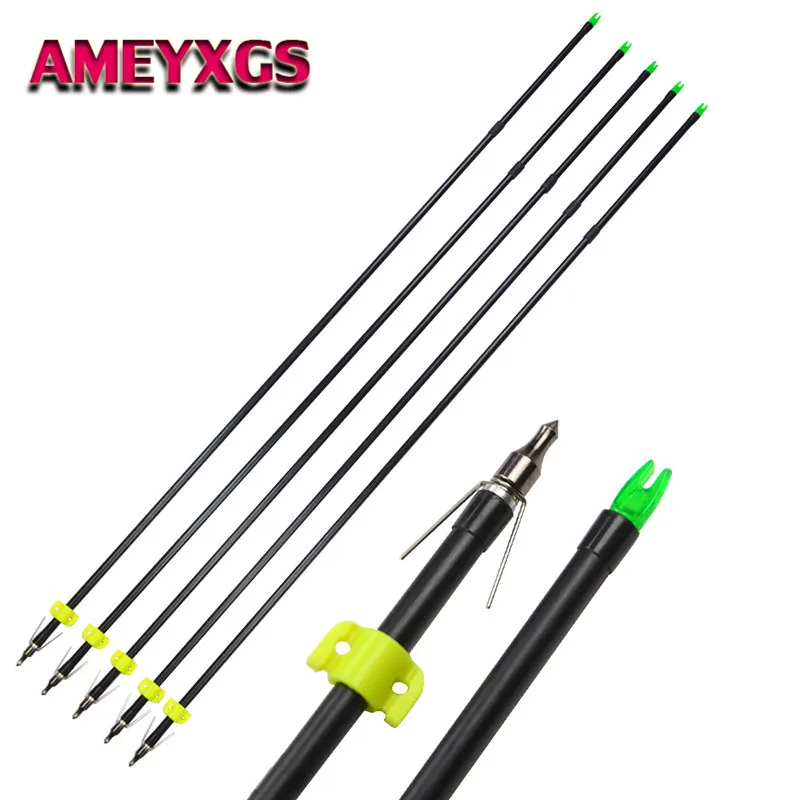 6/12Pcs 31" Archery BowFishing Arrows Hunting Points Tips Arrowheads Safety Slides Outdoor Shooting Hunting Fishing Accessories
6/12Pcs 31" Archery BowFishing Arrows Hunting Points Tips Arrowheads Safety Slides Outdoor Shooting Hunting Fishing Accessories