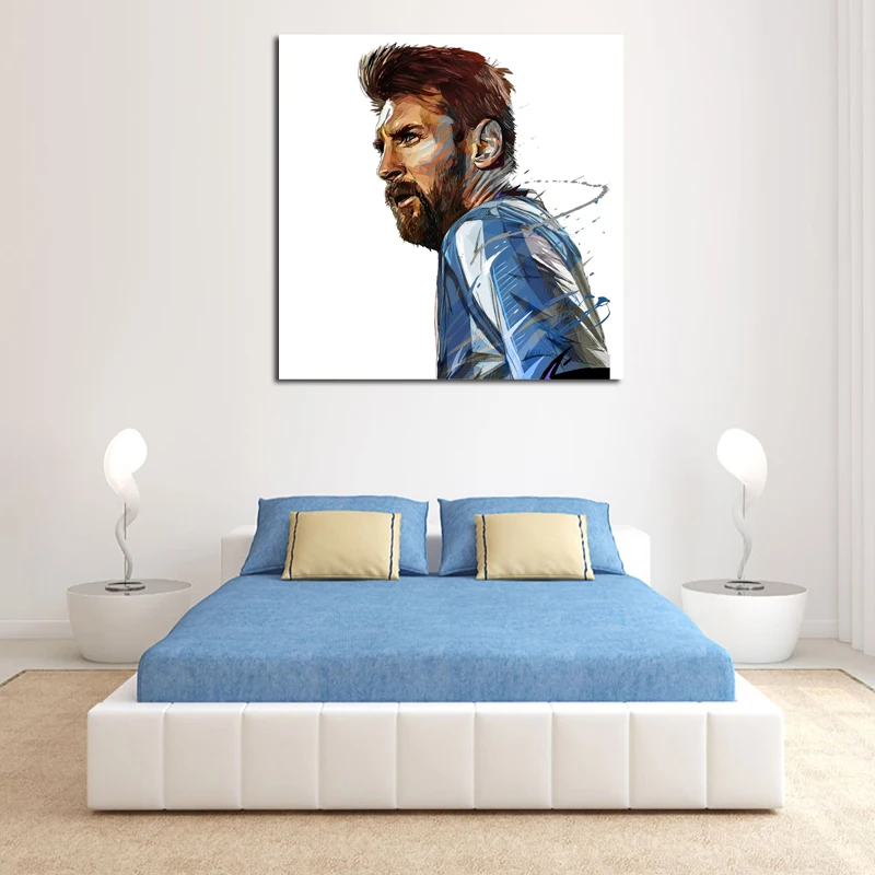Messi Football National Team Illustration Canvas Painting Print Living Room Home Decoration Modern Wall Art Oil Painting Poster
Messi Football National Team Illustration Canvas Painting Print Living Room Home Decoration Modern Wall Art Oil Painting Poster