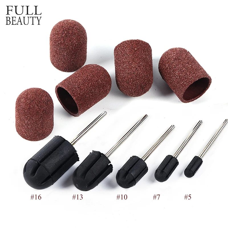 1pc Sanding Caps Electric Nail Drill Bit 5 Size Bands UV Gel Polish Remover for Manicure Pedicure Milling Accessories Sets CH725
1pc Sanding Caps Electric Nail Drill Bit 5 Size Bands UV Gel Polish Remover for Manicure Pedicure Milling Accessories Sets CH725