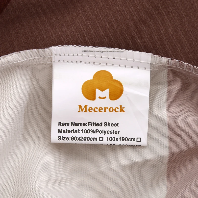 MECEROCK New Coming Fitted Sheet Mattress Cover with The All-around Elastic Rubber Band Printed Bed Sheet Hot Selling Bed Linens 14