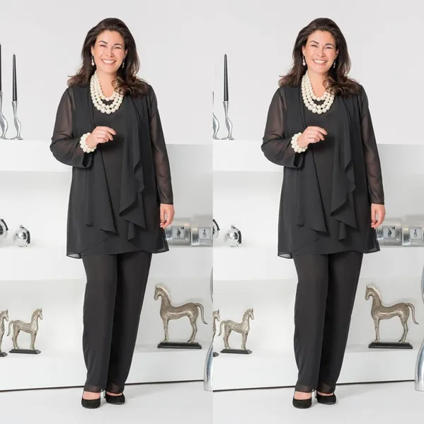 3 Pieces Chiffon Mother Of The Bride Dresses with Jacket Chiffon Plus Size Lady Wedding Party Guest Wear Women's
3 Pieces Chiffon Mother Of The Bride Dresses with Jacket Chiffon Plus Size Lady Wedding Party Guest Wear Women's