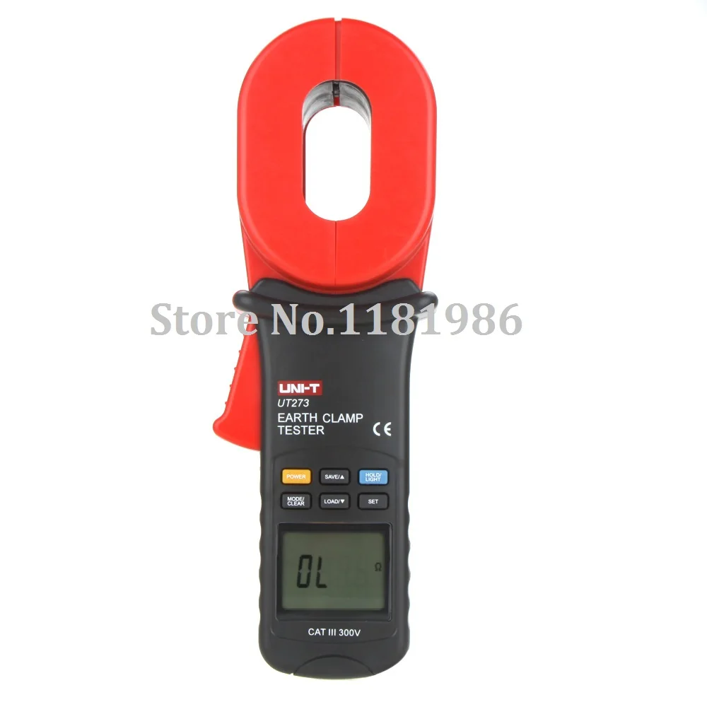 UNI-T UT273 0.01-1000ohm w/Auto Calibration & Resistance Limit Alarm Auto Range Digital Clamp Earth Ground Resistance Testers
UNI-T UT273 0.01-1000ohm w/Auto Calibration & Resistance Limit Alarm Auto Range Digital Clamp Earth Ground Resistance Testers