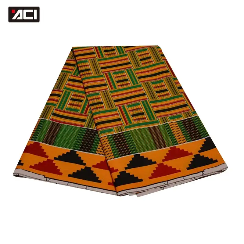 ACI Fashion Ghana Kente Fabric Veritable Wax Hollandais African Real Wax Print Fabric 6 Yards/Pc Polyester Wax Ghana Kente Cloth
ACI Fashion Ghana Kente Fabric Veritable Wax Hollandais African Real Wax Print Fabric 6 Yards/Pc Polyester Wax Ghana Kente Cloth