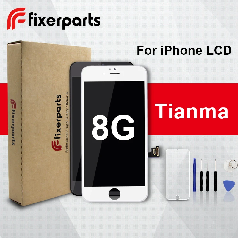 1pcs TM Quality LCD For iphone 8 8p Display Touch Screen Digitizer Replacement Full Assembly for iPhone 8 lcd With Tools Kit
1pcs TM Quality LCD For iphone 8 8p Display Touch Screen Digitizer Replacement Full Assembly for iPhone 8 lcd With Tools Kit