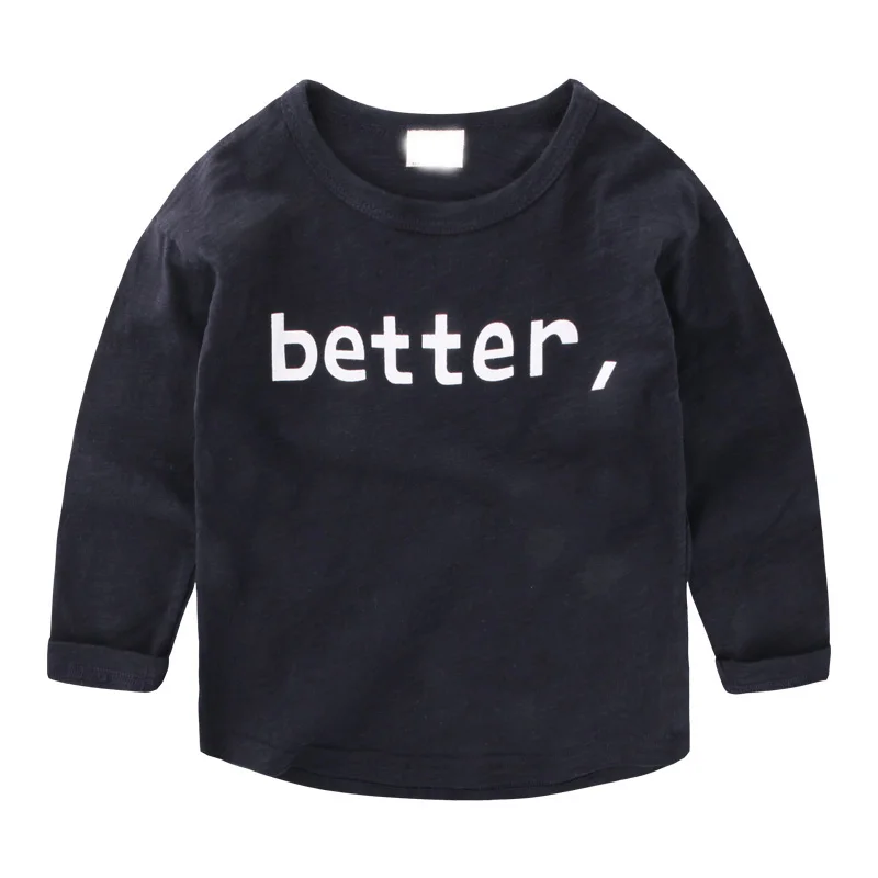 2018 New Fashion Long Sleeve Children Cotton Boys T-Shirts Girl Letters Kids Casual Boy Tees Spring Autumn Children Kids Clothes
2018 New Fashion Long Sleeve Children Cotton Boys T-Shirts Girl Letters Kids Casual Boy Tees Spring Autumn Children Kids Clothes