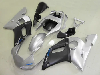 High Quality Fairing kit for YAMAHA YZFR6 98 99 00 01 02 YZF R6 1998 1999 2000 2002 ABS Silver black Fairings set+gifts YB04
High Quality Fairing kit for YAMAHA YZFR6 98 99 00 01 02 YZF R6 1998 1999 2000 2002 ABS Silver black Fairings set+gifts YB04