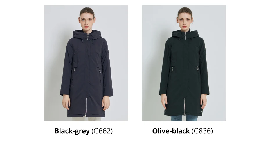 ICEbear 19 New Women's Warm Jacket Autumn Female Casual Parkas Woman Coat with Zipper Women's Brand Apparel GWC19113I 3 ICEbear 19 New Women's Warm Jacket Autumn Female Casual Parkas Woman Coat with Zipper Women's Brand Apparel GWC19113I 3