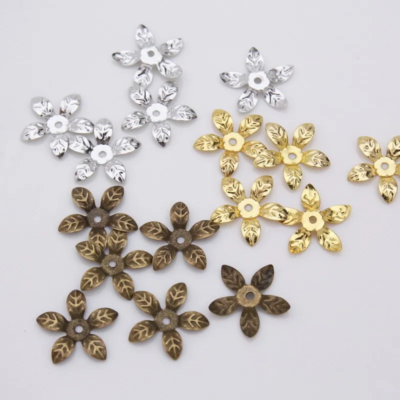 50pcs 15mm Antique Silver Gold Color Flower Bead End Caps For Jewelry Making Findings Needlework Diy Accessories Wholesale
50pcs 15mm Antique Silver Gold Color Flower Bead End Caps For Jewelry Making Findings Needlework Diy Accessories Wholesale