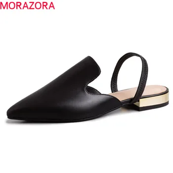 MORAZORA 2020 new arrive women pumps genuine leather shoes slip on summer shoes slingback simple casual shoes woman big size 40
MORAZORA 2020 new arrive women pumps genuine leather shoes slip on summer shoes slingback simple casual shoes woman big size 40