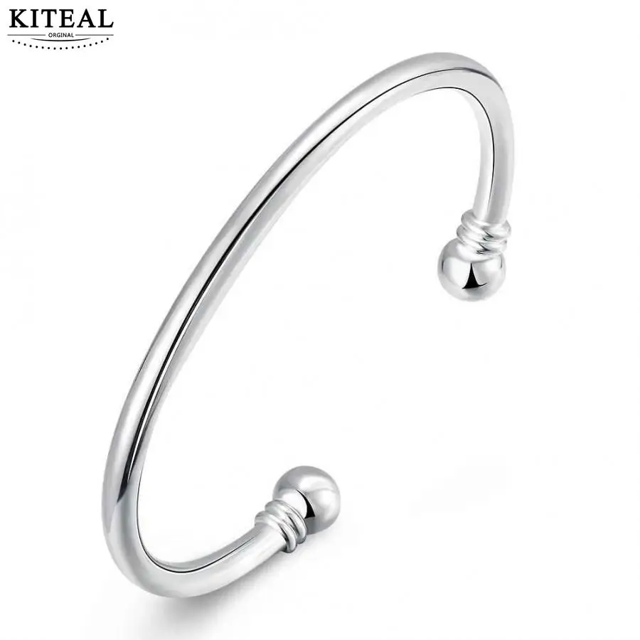 KITEAL 2018 Lovely silver plated Boy friendship bangle Double Balls simple style Wedding Bracelet bijouterie
KITEAL 2018 Lovely silver plated Boy friendship bangle Double Balls simple style Wedding Bracelet bijouterie