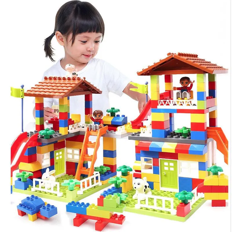 DIY Big Particle Castle Early education Building Blocks Toys Compatible With duploINGlys Building Blocks Toys Children gif
DIY Big Particle Castle Early education Building Blocks Toys Compatible With duploINGlys Building Blocks Toys Children gif
