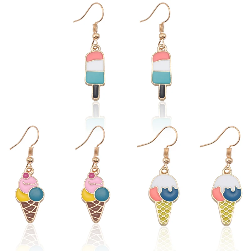 Cartoon Enamel Ice Cream Earrings For Women Hawaii Summer Food Mini Gold Earrings Lovely Jewelry For Best Friends Gifts Brinco
Cartoon Enamel Ice Cream Earrings For Women Hawaii Summer Food Mini Gold Earrings Lovely Jewelry For Best Friends Gifts Brinco