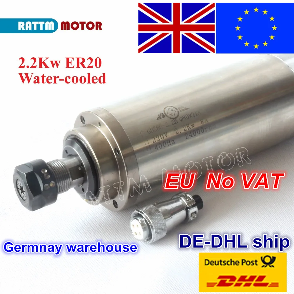 From UK ,free shipping 2.2KW WATER-COOLED CNC SPINDLE MOTOR ENGRAVING MILLING GRIND 80x213mm ER20
From UK ,free shipping 2.2KW WATER-COOLED CNC SPINDLE MOTOR ENGRAVING MILLING GRIND 80x213mm ER20