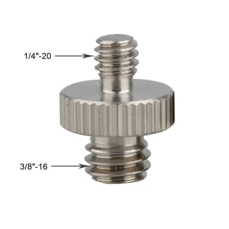 2 Pieces 1/4 to 3/8 Male Thread Adapter Screw for Tripod Photo Studio Accessories
2 Pieces 1/4 to 3/8 Male Thread Adapter Screw for Tripod Photo Studio Accessories