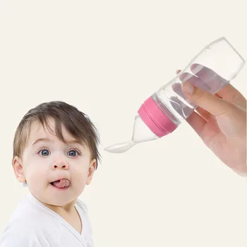 100 ml Baby Deeding Bottle Silicone Spoon Silica Gel Infants Silicone Spoon Baby Wean Feeder Rice Cereal Bottles
100 ml Baby Deeding Bottle Silicone Spoon Silica Gel Infants Silicone Spoon Baby Wean Feeder Rice Cereal Bottles