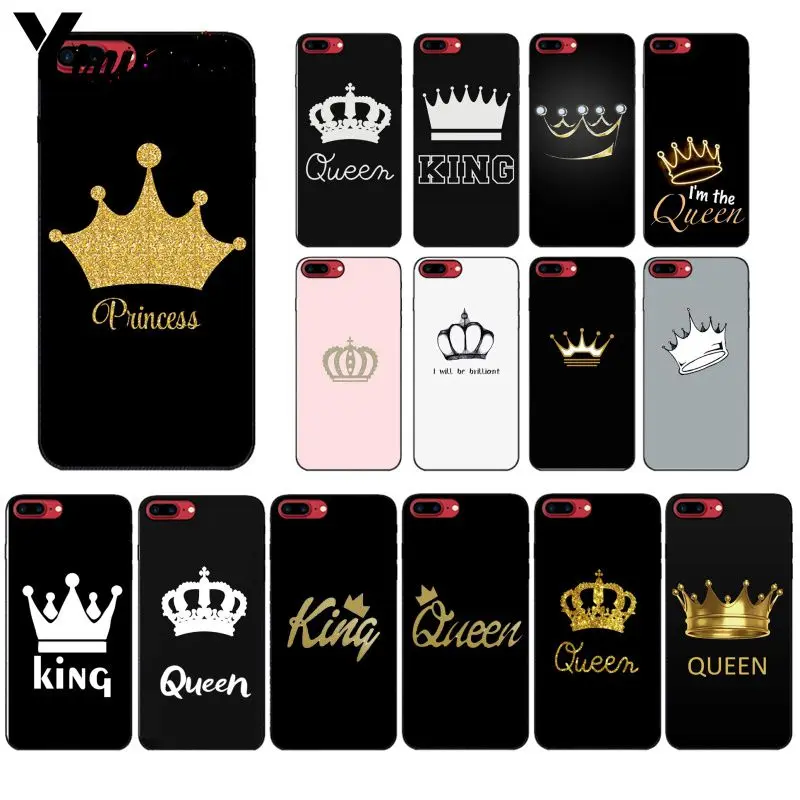 Yinuoda Cartoon Crown King and Queen Phone Case For iphone 11 Pro Max 6S 6plus 7 8plus X Xs MAX 5 5S XR
Yinuoda Cartoon Crown King and Queen Phone Case For iphone 11 Pro Max 6S 6plus 7 8plus X Xs MAX 5 5S XR