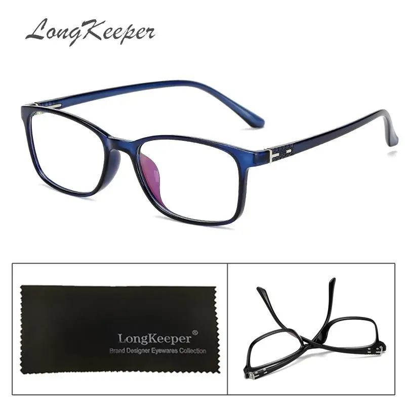 LongKeeper Eye Glasses Frame Ultralight Square Prescription Eyeglasses Plastic Titanium TR90 Frame Clear Lens For Men Women
LongKeeper Eye Glasses Frame Ultralight Square Prescription Eyeglasses Plastic Titanium TR90 Frame Clear Lens For Men Women
