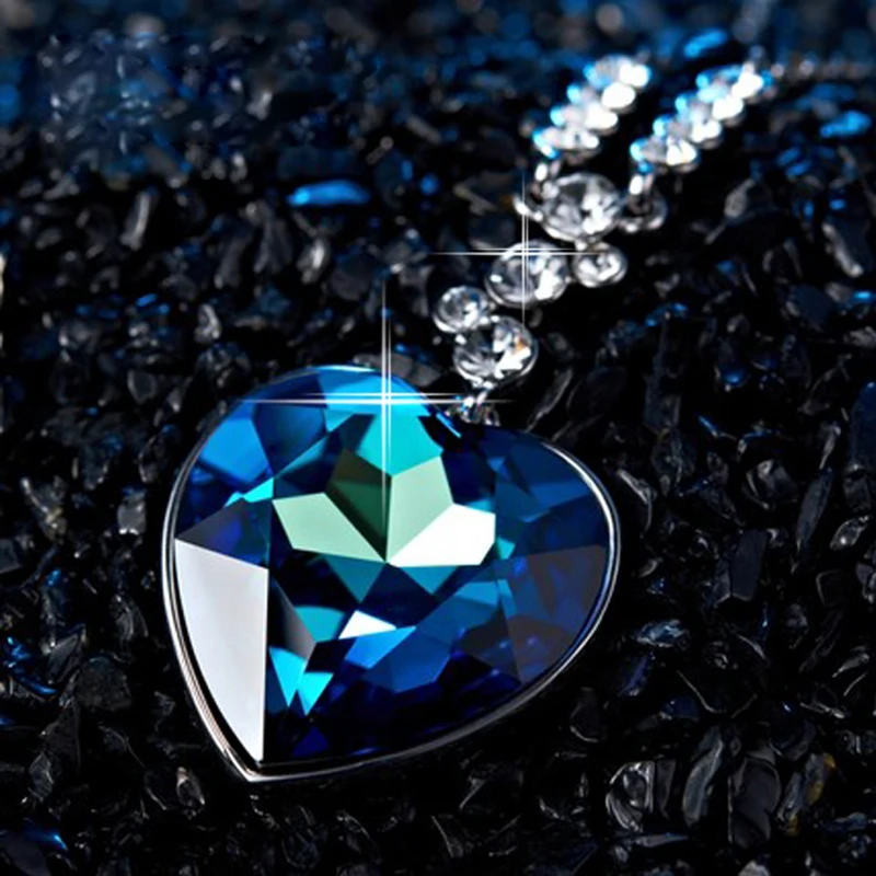IREACESS New Fashion Luxury Vintage SWA Element Austrian Crystal Heart Wedding Necklaces Pendants Women Silver Color Jewelry
IREACESS New Fashion Luxury Vintage SWA Element Austrian Crystal Heart Wedding Necklaces Pendants Women Silver Color Jewelry