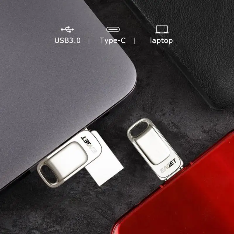 EAGET CU31 32/64/128G Portable Metal USB 3.0 Flash Drive Memory Storage Stick Mini U Disk Computer Phone OTG Type C Pen Drive
EAGET CU31 32/64/128G Portable Metal USB 3.0 Flash Drive Memory Storage Stick Mini U Disk Computer Phone OTG Type C Pen Drive