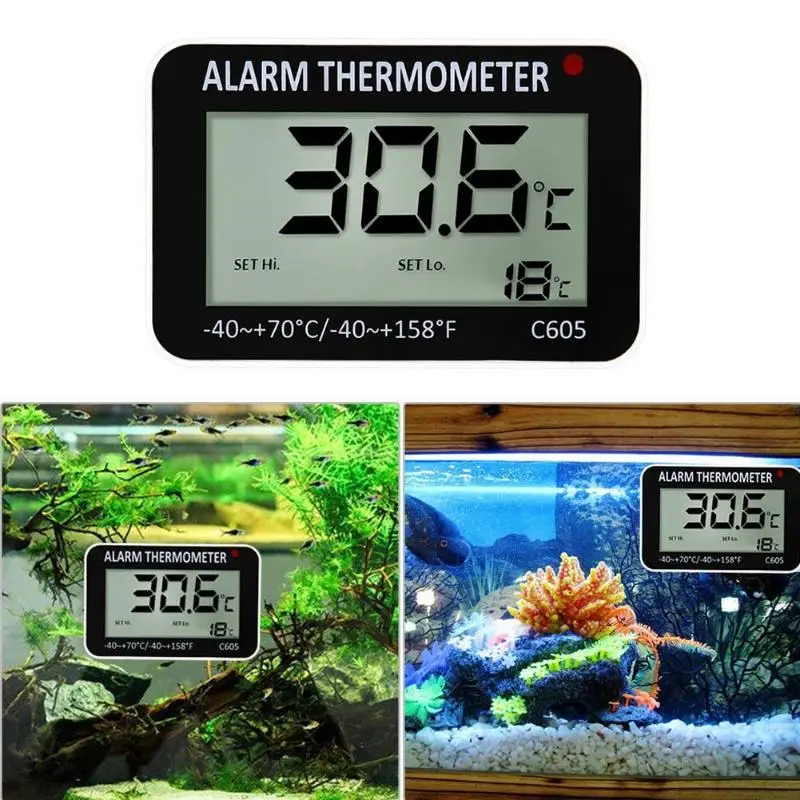 Digital LCD Screen Sensor Aquarium Thermometer Controller Fish Tank Temperature Measurement Aquatic Pet Supplies
Digital LCD Screen Sensor Aquarium Thermometer Controller Fish Tank Temperature Measurement Aquatic Pet Supplies