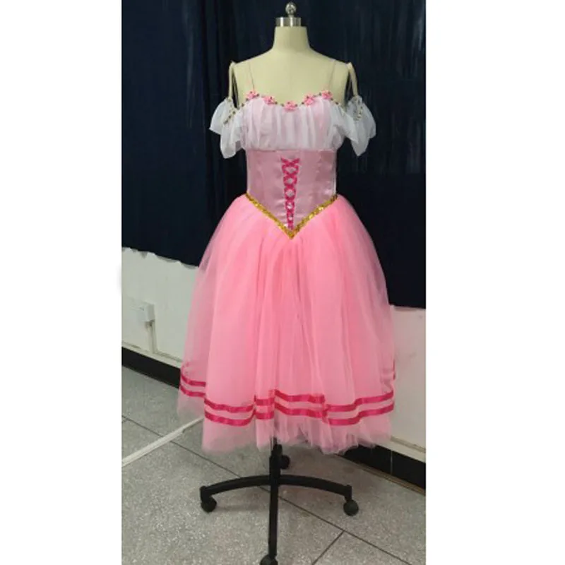 Custom Made Classical Romantic Ballerina Dance Costumes Long Ballet Tutu Soft Tulle Dress Pink Or Other Colors Retail Wholesale
Custom Made Classical Romantic Ballerina Dance Costumes Long Ballet Tutu Soft Tulle Dress Pink Or Other Colors Retail Wholesale