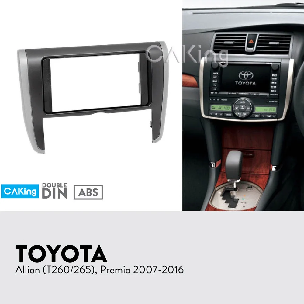 Car Fascia Radio Panel for Toyota Allion (T260/265) ; Premio 2007-2016 Dash Kit Install Facia Plate Bezel Trim Adapter Console
Car Fascia Radio Panel for Toyota Allion (T260/265) ; Premio 2007-2016 Dash Kit Install Facia Plate Bezel Trim Adapter Console