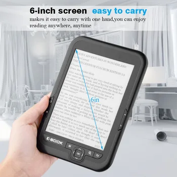 BK-6006 Portable E-paper E-ink Electronic ink Screen 6 inch E-reader E-book Reader Paper white Black 4GB libro electronico
BK-6006 Portable E-paper E-ink Electronic ink Screen 6 inch E-reader E-book Reader Paper white Black 4GB libro electronico