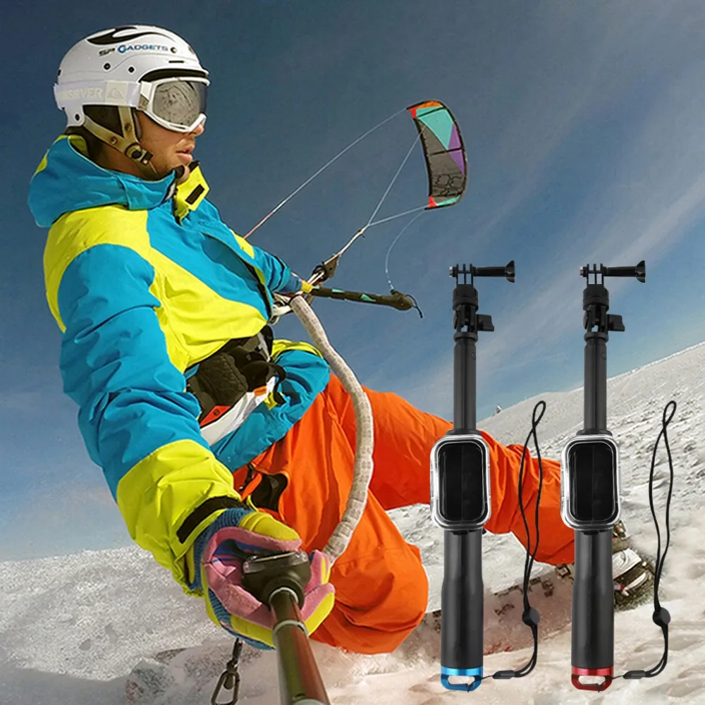 Lightdow 39" Inch 36cm-98cm Handheld Selfie Stick Monopod With Wifi Remote Slot for Gopro 6/5/4/3+/3 SJCAM Xiao Yi Sport Cameras
Lightdow 39" Inch 36cm-98cm Handheld Selfie Stick Monopod With Wifi Remote Slot for Gopro 6/5/4/3+/3 SJCAM Xiao Yi Sport Cameras
