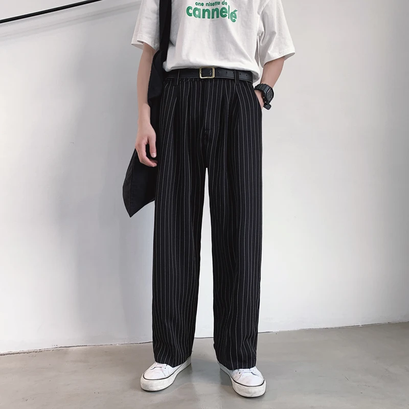 2019 Summer And Autumn New Youth Connection Hong Style Loose Trend In The High Waist Striped Wild Fashion Casual Trousers M-2XL
2019 Summer And Autumn New Youth Connection Hong Style Loose Trend In The High Waist Striped Wild Fashion Casual Trousers M-2XL