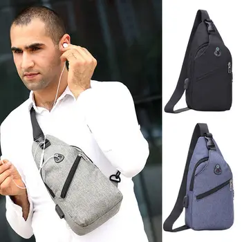 Fasion Men's Shoulder Bag Sling Chest Pack Canvas USB Charging Sports Crossbody Handbag
Fasion Men's Shoulder Bag Sling Chest Pack Canvas USB Charging Sports Crossbody Handbag
