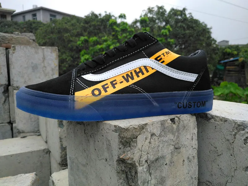 Authentic VANS OFF-WHITE Joint Edition Old Skool Transparent Hot Sales Men/Women Sports Skateboard Shoes Size 36-44
Authentic VANS OFF-WHITE Joint Edition Old Skool Transparent Hot Sales Men/Women Sports Skateboard Shoes Size 36-44