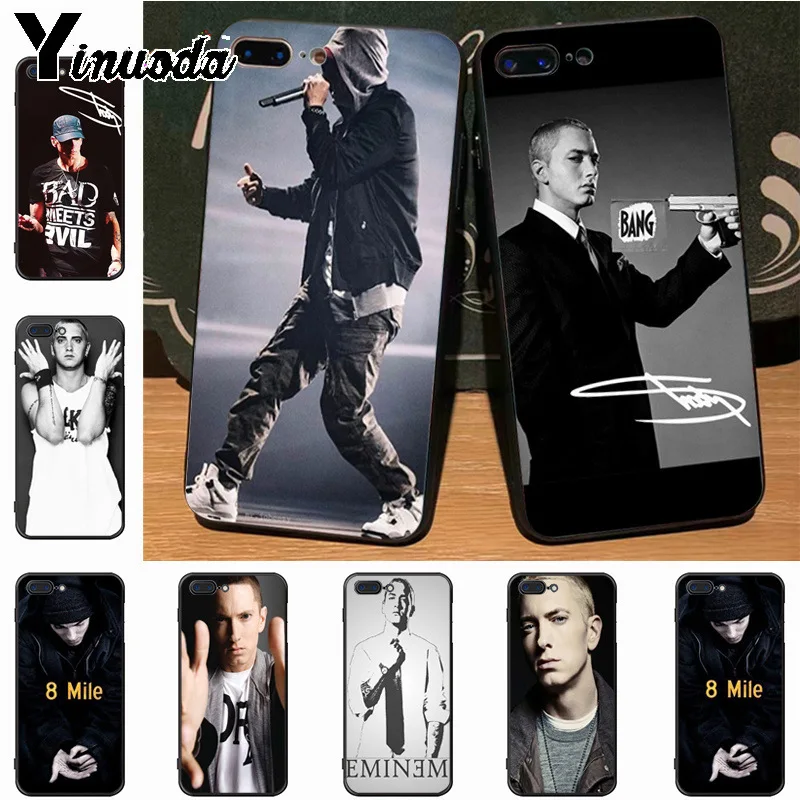 Yinuoda Hip Hop Rapper Eminem lovely black soft tpu Phone Case for iPhone 7plus 6S 7 8 8Plus X 5S 11pro case cover
Yinuoda Hip Hop Rapper Eminem lovely black soft tpu Phone Case for iPhone 7plus 6S 7 8 8Plus X 5S 11pro case cover