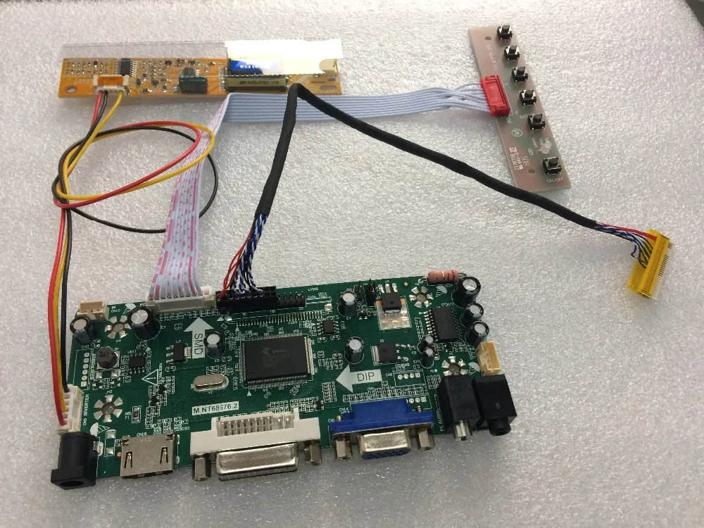 HDMI VGA DVI Audio LCD Controller Driver Board M.NT68676 For QD15TL04 QD15TL02 1280*800 Lcd Panel 100% Test | Электроника