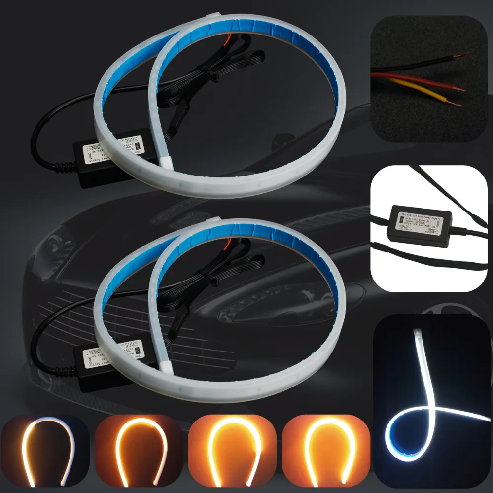 Flowing LED Turn Signal DRL Tube 45cm Flexible soft guide strip For Mercedes Benz W211 W221 W220 W163 W164 W203 C E SLK GLK CLS
Flowing LED Turn Signal DRL Tube 45cm Flexible soft guide strip For Mercedes Benz W211 W221 W220 W163 W164 W203 C E SLK GLK CLS