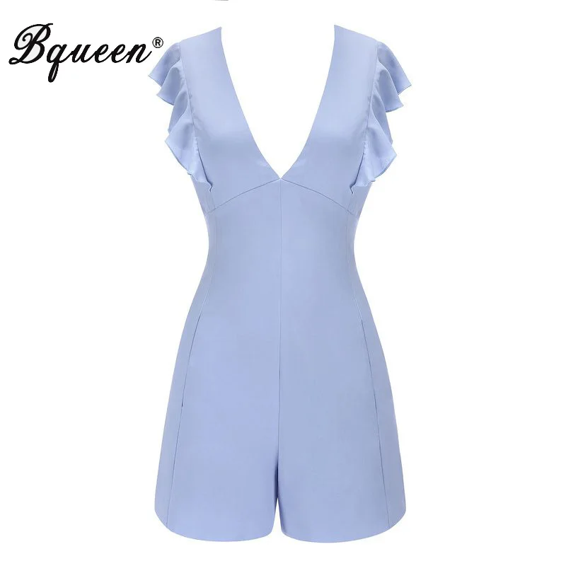 Bqueen Women Playsuit Sexy V-Neck Ruffles Short Jumpsuit Runway Romper Celebrity Party Club Bodysuit 2019 Summer Beach Vestidos
Bqueen Women Playsuit Sexy V-Neck Ruffles Short Jumpsuit Runway Romper Celebrity Party Club Bodysuit 2019 Summer Beach Vestidos