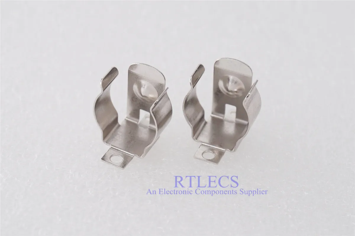 50 pcs SMT Battery Clip for AA 1/2AA CR2 CR123A Batteries Contact Retainer surface mount PCB Spring Steel Nickel Plated
50 pcs SMT Battery Clip for AA 1/2AA CR2 CR123A Batteries Contact Retainer surface mount PCB Spring Steel Nickel Plated