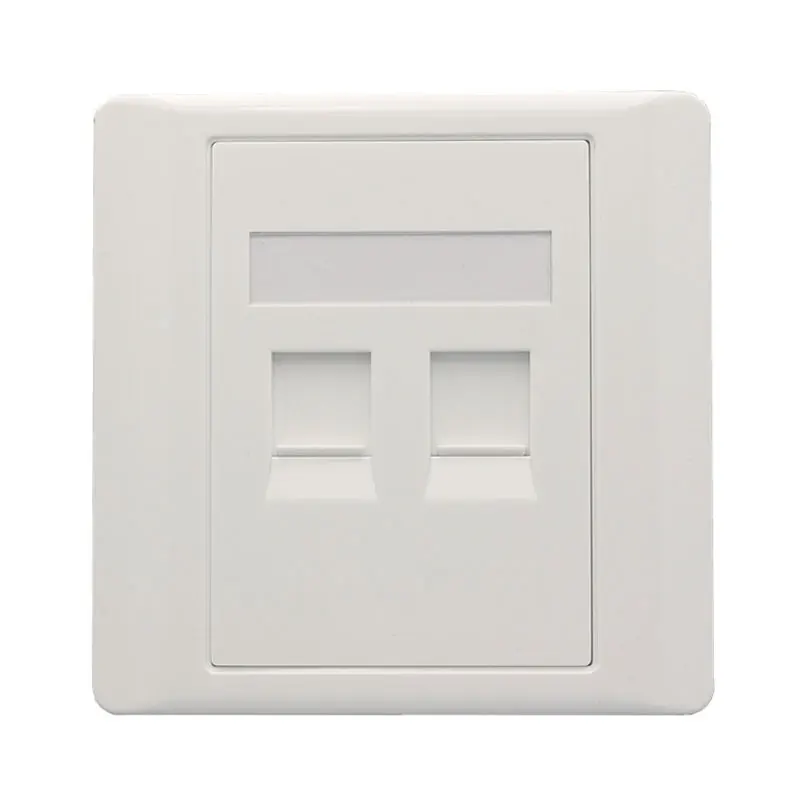 86 Type Wall Socket Dual Port Network LAN Telephone Panel Faceplate Plug Computer Telephone Combination Module Socket Panel
86 Type Wall Socket Dual Port Network LAN Telephone Panel Faceplate Plug Computer Telephone Combination Module Socket Panel