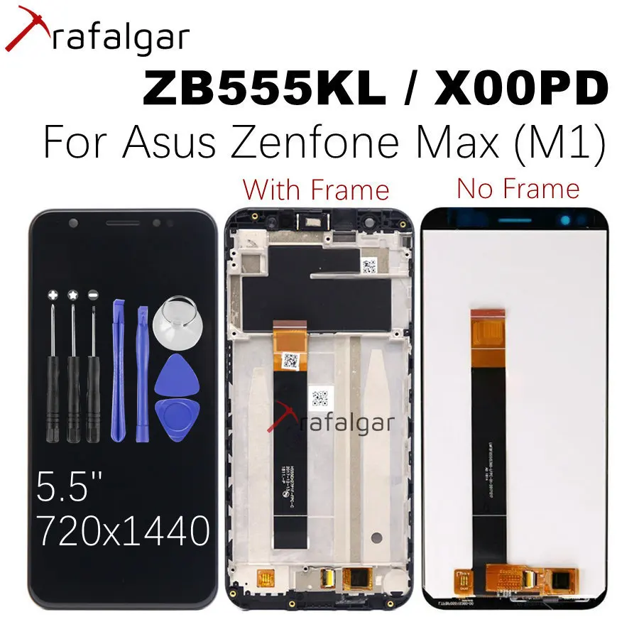 Trafalgar For Asus X00PD LCD Display Touch Screen With Frame For ASUS ZB555KL LCD Screen Zenfone Max M1 ZB555KL Replacement
Trafalgar For Asus X00PD LCD Display Touch Screen With Frame For ASUS ZB555KL LCD Screen Zenfone Max M1 ZB555KL Replacement