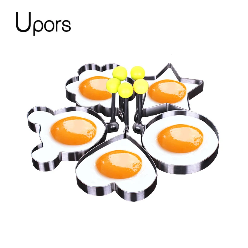 5pcs/set Thicker Stainless Steel Form For Frying Eggs Tools Breakfast Omelette Mold Pancake Maker Ring Egg Shaped Kitchen Tools
5pcs/set Thicker Stainless Steel Form For Frying Eggs Tools Breakfast Omelette Mold Pancake Maker Ring Egg Shaped Kitchen Tools